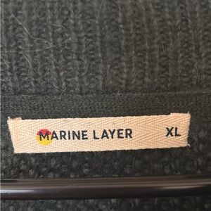 Marine Layer Charcoal Knit Sweater